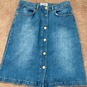 Frame Denim Skirt